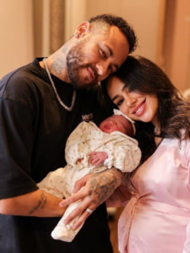 Neymar, Bruna e filha 2