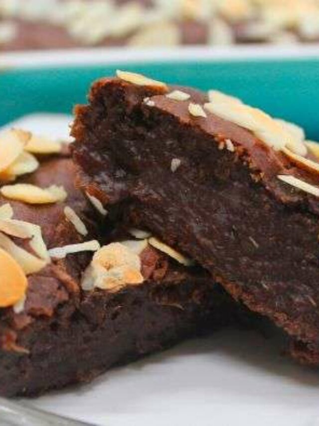 brownie de chocolate e batata doce